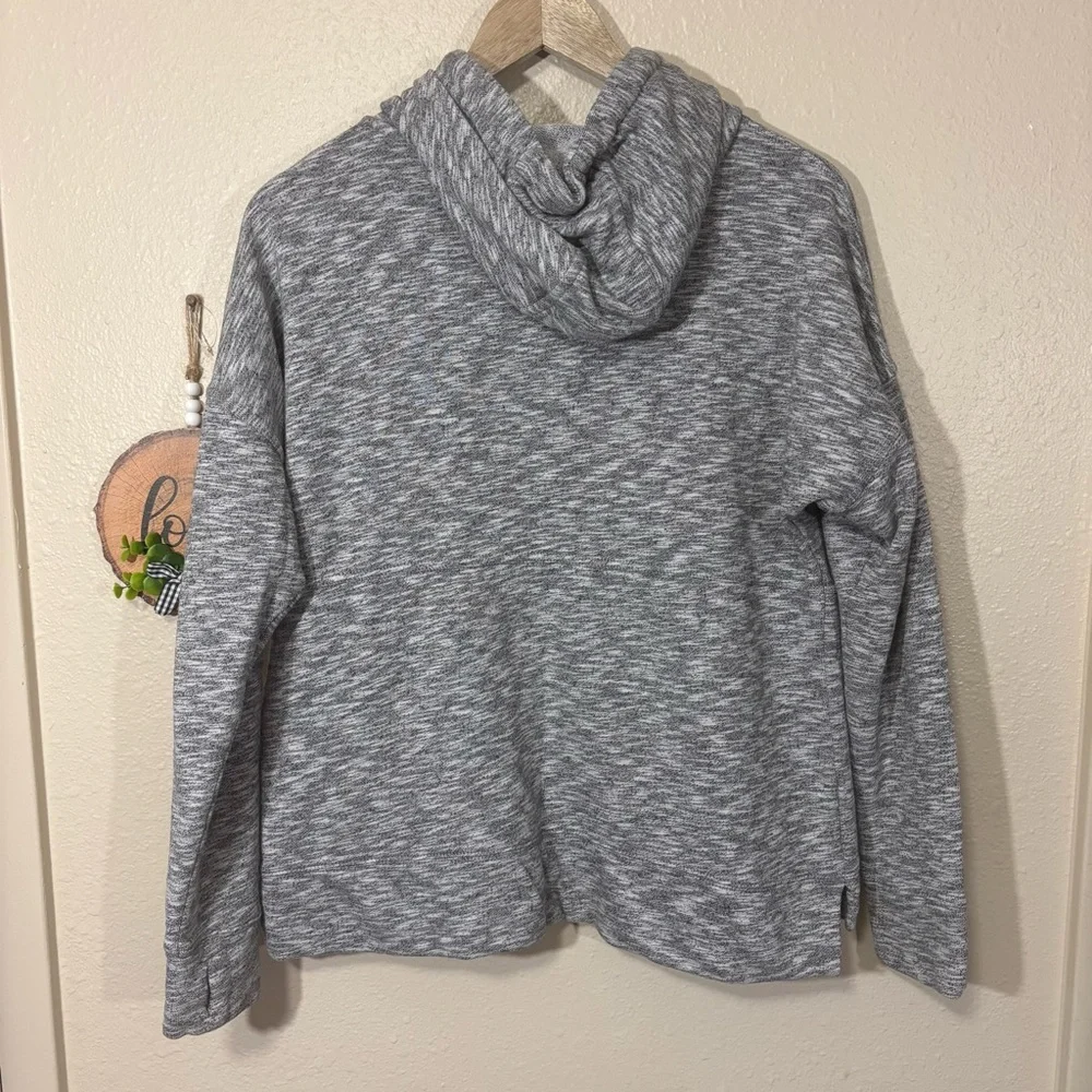 Carhartt Women’s Marled Gray Hooded Sweater Size M - Picture 5 of 5